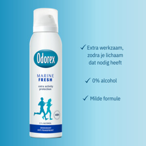 6x Odorex Deodorant Spray Marine Fresh - 14.37 euro