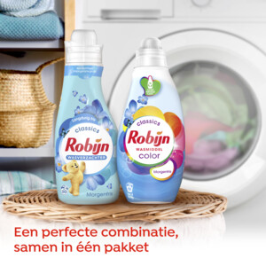 Robijn Perfect Match Wasmiddel en Wasverzachter Morgenfris Pakket - 17.76 euro