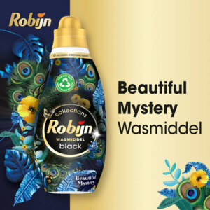 6x Robijn Klein & Krachtig Wasmiddel Black Beautiful Mystery 19 Wasbeurten - 29.99 euro