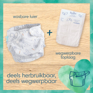 Pampers Harmonie Hybrid Wasbare Luiers - 9.99 euro