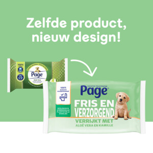 12x Page Vochtig Toiletpapier Fris en Verzorgend - 19.71 euro