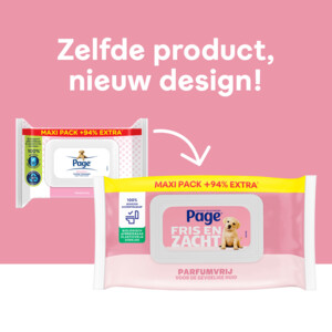 Page Vochtig Toiletpapier Fris en Zacht Maxi - 3.95 euro
