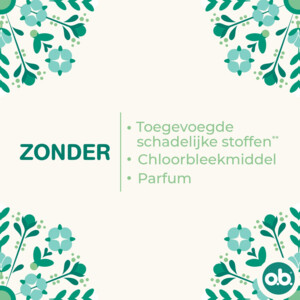 o.b. Organic Cotton Normaal Tampons - 4.19 euro