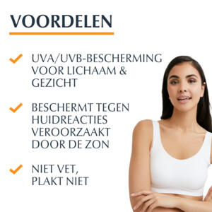 Eucerin Sun PLE Protect Sun Gel-Crème Gezicht en Lichaam SPF 50 - 26.99 euro