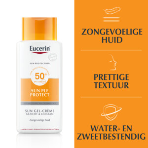 Eucerin Sun PLE Protect Sun Gel-Crème Gezicht en Lichaam SPF 50 - 26.99 euro