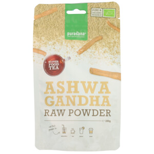 Purasana Super Spicy & Tea Bio Ashwagandha Poeder - 7.96 euro