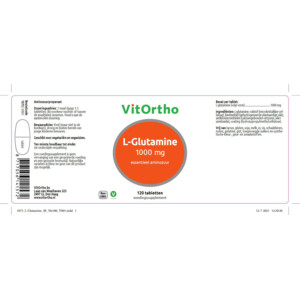 Vitortho L-Glutamine 1000 mg - 23.65 euro
