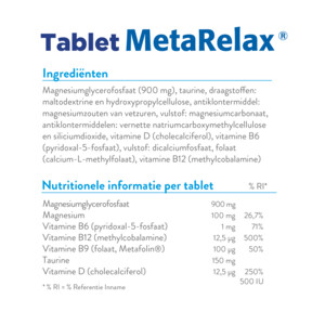 2x Metagenics MetaRelax - 25.78 euro