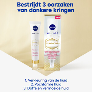 3x NIVEA Oogcontourcrème Luminous 630 - 55.49 euro