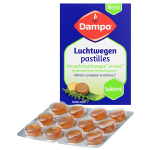 Dampo Luchtwegen Pastilles Suikervrij - 3.95 euro