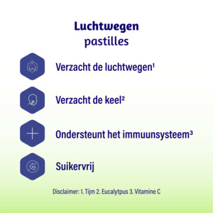 Dampo Luchtwegen Pastilles Suikervrij - 3.95 euro