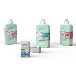 6x Seepje Vloeibaar Wasmiddel Universeel Sprankelende Jasmijn 23 Wasbeurten - 54.99 euro