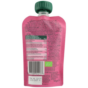 6x Organix Knijpfruit 6+m Peer & Framboos BIO - 8.43 euro