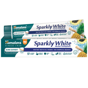 6x Himalaya Herbals Kruidentandpasta Sparkly White - 27.4 euro