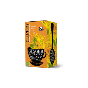3x Clipper Thee Ginger & Tumeric - 12.32 euro
