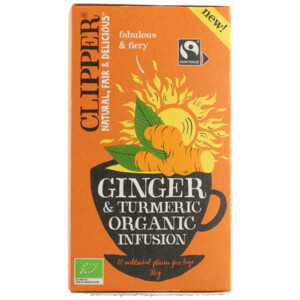 3x Clipper Thee Ginger & Tumeric - 12.32 euro