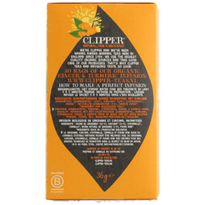 3x Clipper Thee Ginger & Tumeric - 12.32 euro