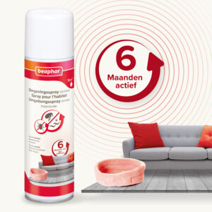 2x Beaphar Vlooienmiddel Hond Omgevingsspray - 21.37 euro