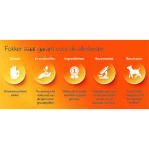 3x Fokker Special-Fit Hondenvoer 4 2,5 kg