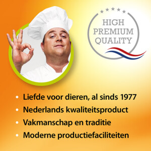 10x Fokker Meat Roll Hondenvoer Nat Rund - Zalm 800 gr