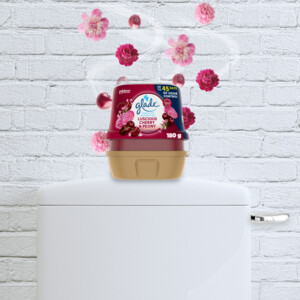 8x Glade Luchtverfrisser Gel Cherry & Peony - 26.19 euro