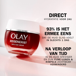 4x Olay Dagcrème Regenerist met SPF 30 - 71.99 euro