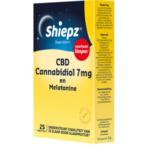Shiepz CBD Cannabidiol 7 mg En Melatonine - 20.49 euro