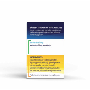 Shiepz Melatonine 0.1 mg Time Release - 12.69 euro