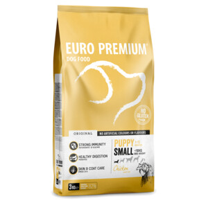 Euro-Premium Puppy Small Kip - Rijst 3 kg