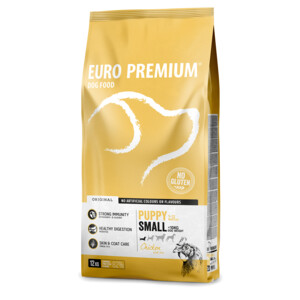 Euro-Premium Puppy Small Kip - Rijst 12 kg