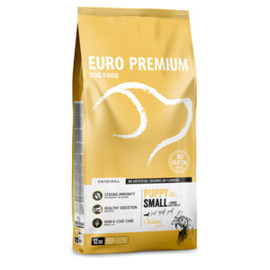 Euro-Premium Puppy Small Kip - Rijst 12 kg
