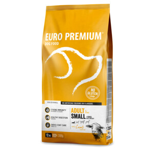 Euro-Premium Adult Small Lam - Rijst 12 kg