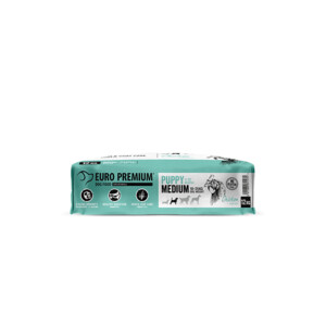 Euro-Premium Puppy Medium Kip - Rijst 12 kg