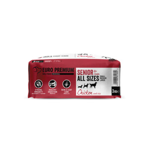 Euro-Premium Senior Kip - Rijst 3 kg