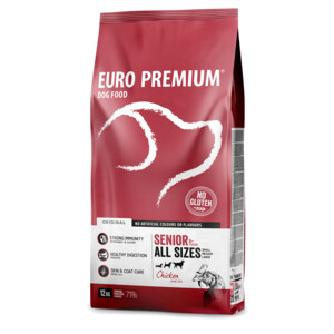 Euro-Premium Senior Kip - Rijst 12 kg