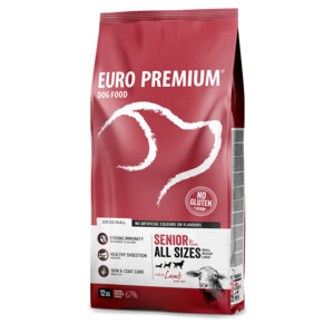 Euro-Premium Senior Lam - Rijst 12 kg
