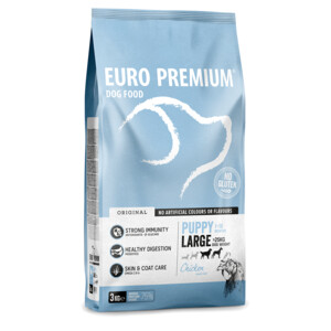 Euro-Premium Puppy Large Kip - Rijst 3 kg