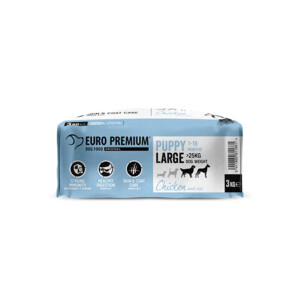 Euro-Premium Puppy Large Kip - Rijst 3 kg
