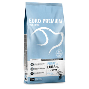 Euro-Premium Puppy Large Kip - Rijst 12 kg