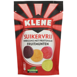 12x Klene Fruitmunten Suikervrij - 26.99 euro