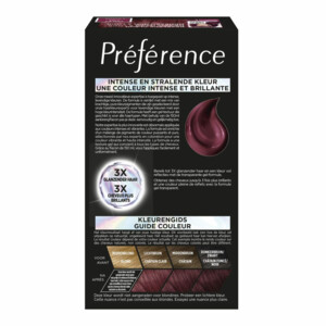 3x L'Oréal Preference Vivids Permanente Haarkleuring 5.260 Violet - 40.93 euro