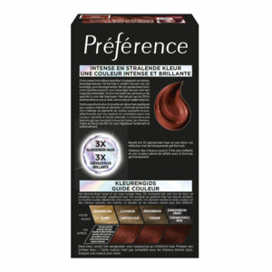 3x L'Oréal Preference Vivids Permanente Haarkleuring 5.664 Cherry Red - 40.95 euro