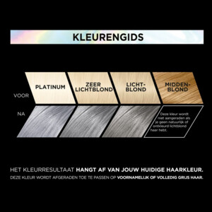 3x L'Oréal Preference Vivids Permanente Haarkleuring 10.112 Silver Grey - 49.3 euro