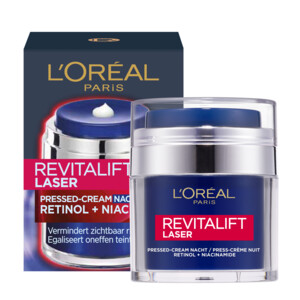 L'Oréal Revitalift Laser  Pressed-Cream Nachtcrème - 39.99 euro