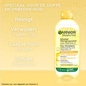 6x Garnier SkinActive Micellair Reinigingswater met Vitamine C - 35.96 euro
