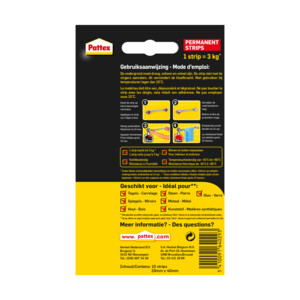 Pattex Geen Spijkers & Schroeven Montage Strips Permanent - 8.75 euro