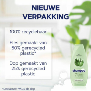Schwarzkopf 7 Kruiden Shampoo - 2.79 euro