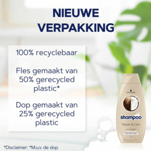 Schwarzkopf Repair en Care Shampoo - 2.49 euro