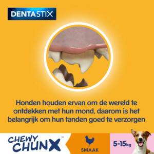 Pedigree Dentastix Chewy Chunx Hondensnacks Mini Kip 68 gr