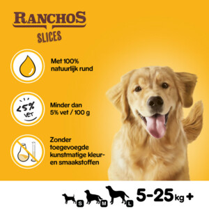 Pedigree Pedigree Ranchos Hondensnacks Rund Slices 60 gr